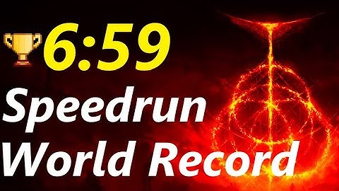 Elden Ring Any% Unrestricted Speedrun in 6:59 (WORLDS FIRST SUB 7 MINUTES)