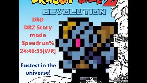 Dragon ball Devolution Speedrun - DBZ Story mode speedrun ! [WR] 24:46:55