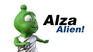 Dancing Alzak - Alza's little green alien dancing | @defonten