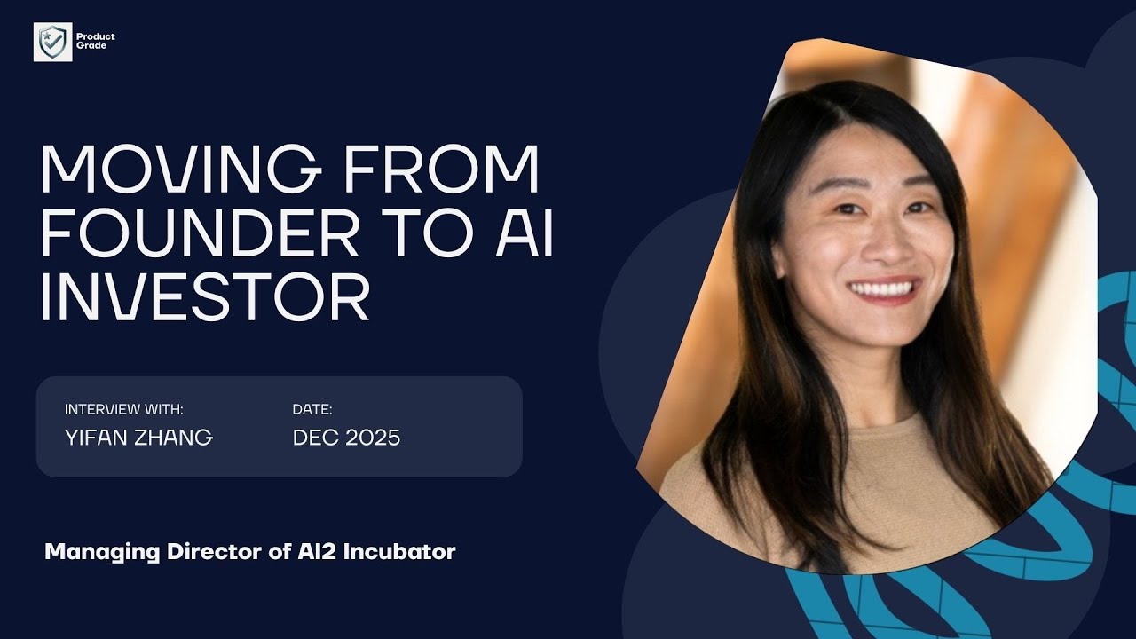 Yifan Zhang: Moving from Founder to AI Investor