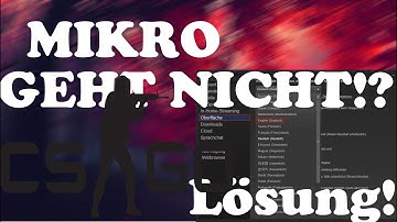 CSGO - Mikrofon geht nicht!? Fix - Tutorial | Deutsch | 2022