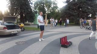 Саксофонист в Пинске