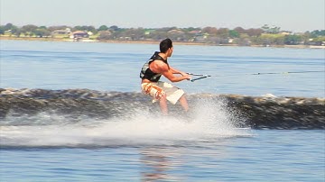Heelside Back Roll To Revert With Kyle Alberts (Side View, Edging Away) - Quick Clip