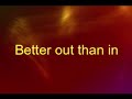 Better Out Than In - Mental Health Awareness Week 18th-24th May 2020
