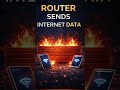 Router Explained Like Never Before 🔥#router#internet#networking#techshorts#decodeTech#technology