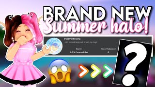 BRAND NEW SUMMER HALO!| Roblox Royale High Summer 2022