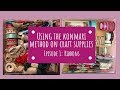 Using the Konmari Method to Declutter Craft Supplies - Ep. 1 Ribbons