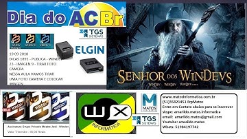 DICAS 1892 PUBLIDA WINDEV 23 IMAGEN 9 TIRAR FOTO CAMERA