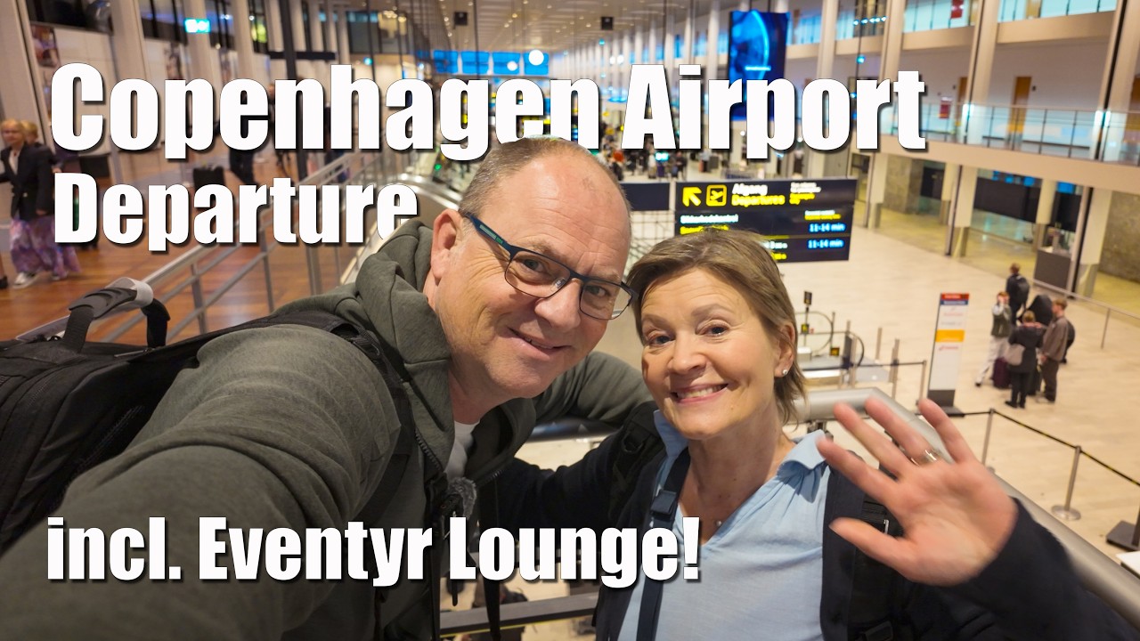 Рейс Qatar Airways — вылет из аэропорта Копенгагена с экскурсией по залу ожидания Eventyr.