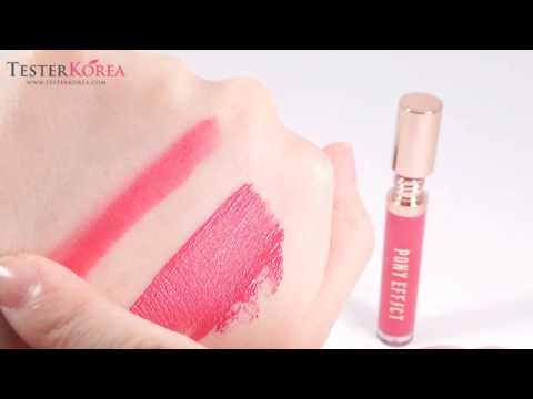 [testerkorea]-memebox-pony-effect-stayfit-matte-lip-color