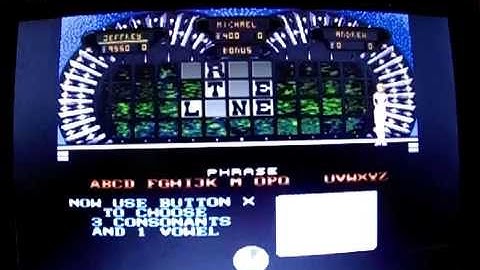 Wheel of Fortune Deluxe Edition SNES Gameplay 5 Part 2