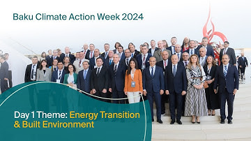 BCAW 2024: Day 1 Theme: ENERGY TRANSITION & BUILT ENVIRONMENT