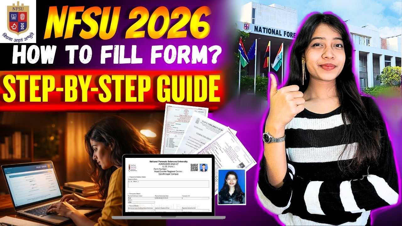 Nfsu Rol Live NFSU Form Filling Step-By-Step | All Queries resolved | Important ...