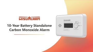 10-Year Battery Standalone Carbon Monoxide Alarm | Product | Wisualarm