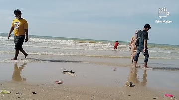pesona pantai SEMILIR TUBAN JAWA TIMUR || rame banget dan suasananya indah..!!