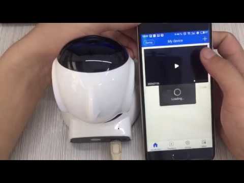 How to connect phone into Indoor WIFI Camera Q6 camera iphone 8 plus apk