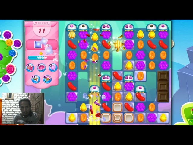 Candy Crush Saga Level 9897 - 3 Stars, 22 Moves Completed class=