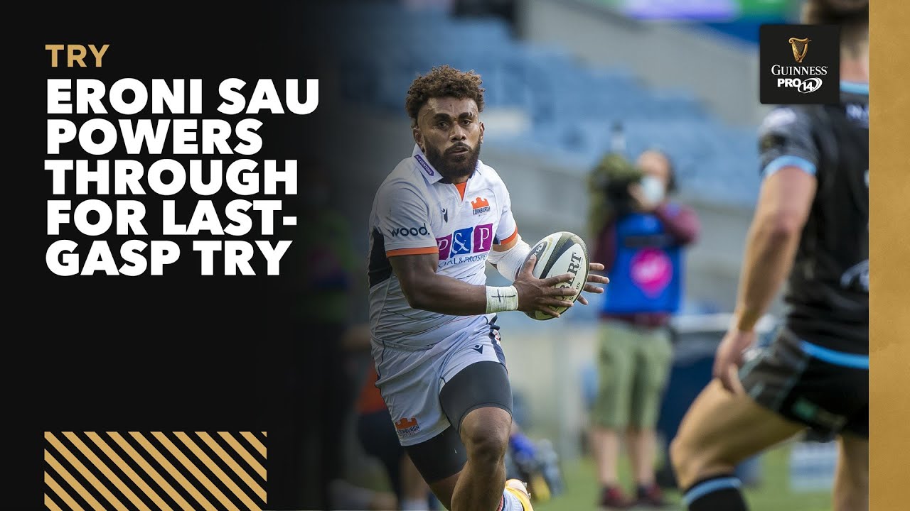 Eroni Sau powers through for last-gasp try for Edinburgh