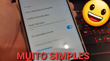Como girar a tela no Xiaomi?