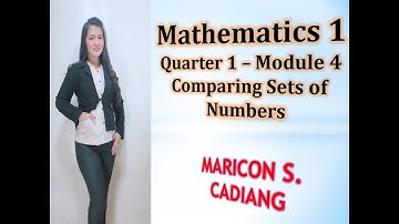 MAS MARANI, MAS KAUNTI AT MAGKAPAREHO| COMPARING SETS OF NUMBERS |  MATHEMATICS 1 MODULE 4