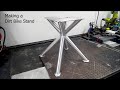 Making a stand  aluminum fabrication and welding