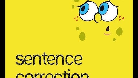 English Sentence Correction [ DATA LINK BELOW] CSS/PMS/FPSC/PPSC/NTS/UPSC