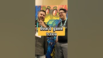 Board Game Trivia with Chris Yi! #boardgame #trivia #dicetower #tabletopgaming #boardgamegeek