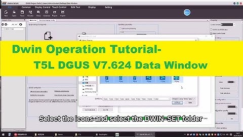 Dwin Operation Tutorial T5L DGUS V7 624 Data Window