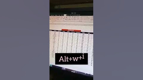 What is the Shortcut Key for Page Break in MS Excel???