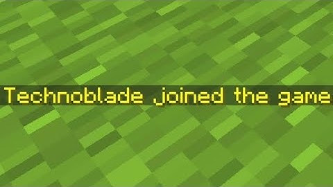 Technoblade Joined the Game (Perfect Timing) 