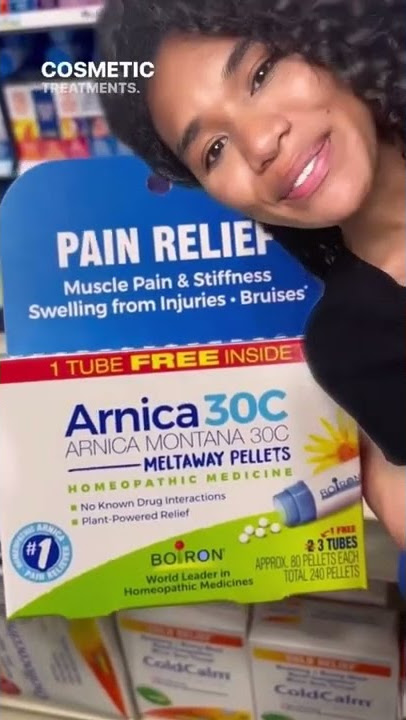 #sponsored Arnica is what I recommend to all my patients to help minimize bruising & swelling with