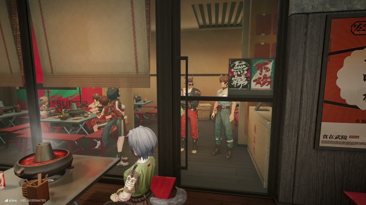 Wuling NPCs yapping about Hotpot, Endfield, and AIC Factory in Shanhongshan restaurant