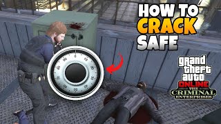 How to Crack the SAFE in CRACKED MC Mission GTA 5 Online The Criminal Enterprise