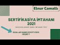 Sertifikasiya imtahanı 2021, Naxçıvan, ibtidai Azərbaycan dili