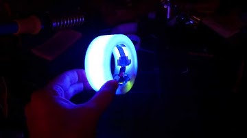 3d printed LED bracelet demo 3. #wearable #neopixel #trinket #3dprinting #3DxJewelry