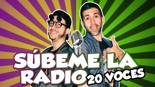 Enrique Iglesias  SUBEME LA RADIO (Parodia) 20 voces famosas