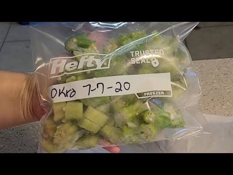 Come congelare Okra, giardino congelatore!