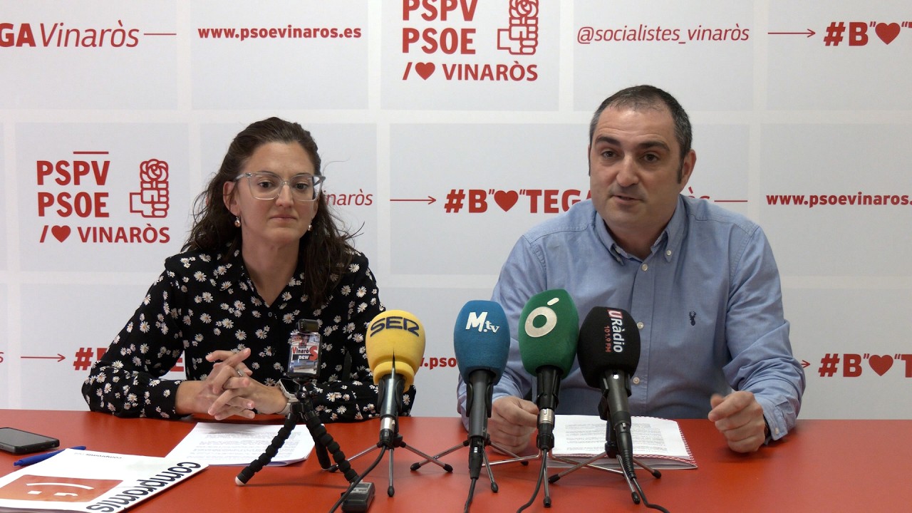 Maestrat Tv - Vinaròs - Roda de Premsa PSPV-PSOE Vinaròs - Compromís Vinaròs