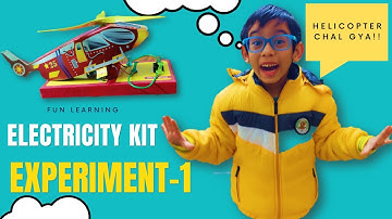 Helicopter Electricity Kit Experiment-1 | Einstein Box Experiment | Science Kit | Kids Activity