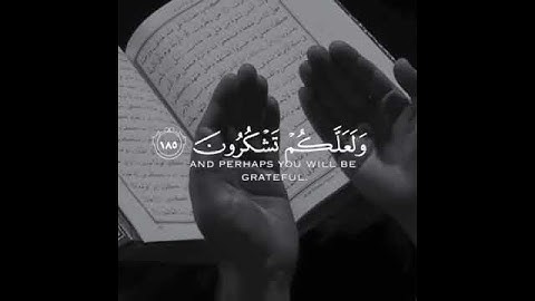 شهر رمضان الذي أنزل فيه القرآن، الشيخ ماهر المعيقلي حالات واتس اب تلاوة خاشعة