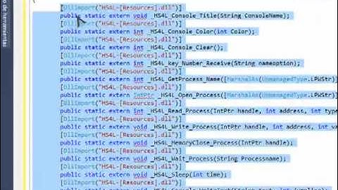 How To Make a Trainer c#