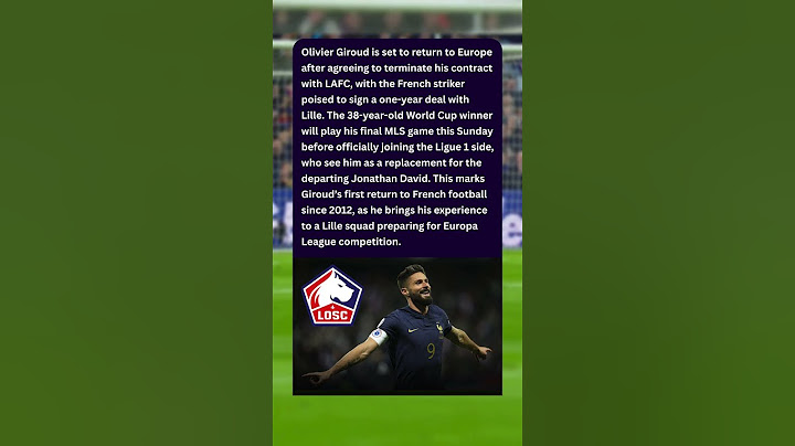 Giroud Returns to Ligue 1 with Lille