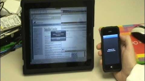 Using an iPad to connect to your Work Desktop with the iPhone TouchPad Mouse