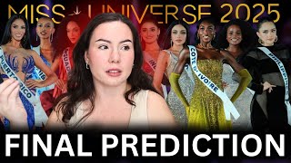 Miss Universe 2025 Top 30 Final Prediction