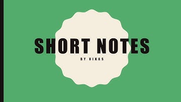 Short Notes of Psychology-1 -IQ बुद्धि लब्धि by Vikas