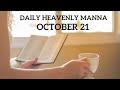 Manna October 21