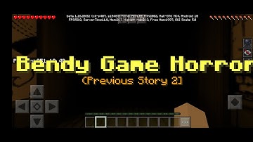 Bendy game horror priveous story 2 MCPE map