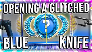 OPENING A GLITCHED BLUE KNIFE (ESPORT 2014 CASE)