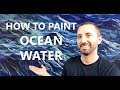 How to Paint Realistic Ocean Water and Waves in Acrylic