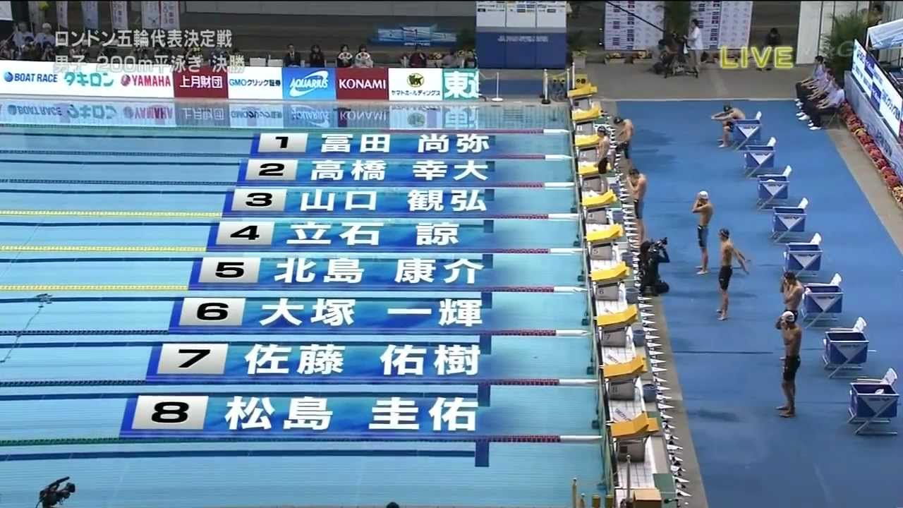 Kosuke Kitajima Japan Swim 12 0m Breaststroke 2 08 00 Youtube